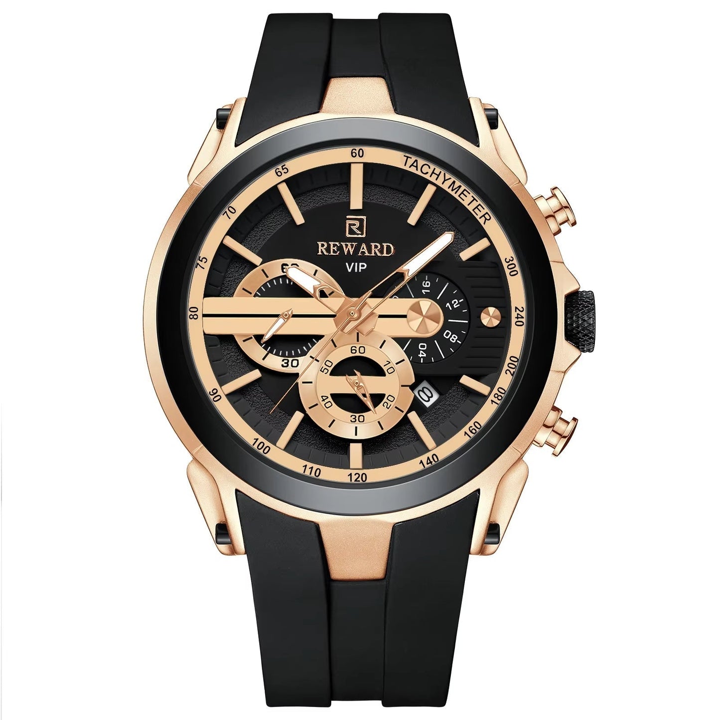 REWARD  Chronograph Sport Watch – Premium Silicone Band